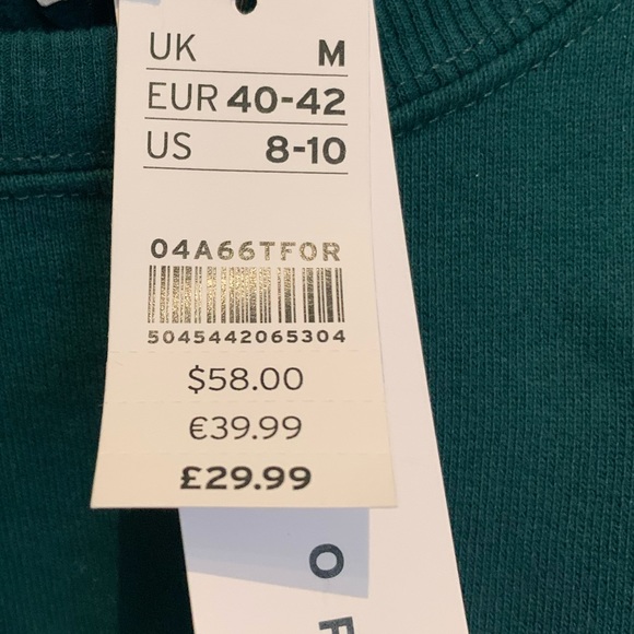 TopShop Forest Nevada Collegic Sweatshirt - Picture 4 of 4